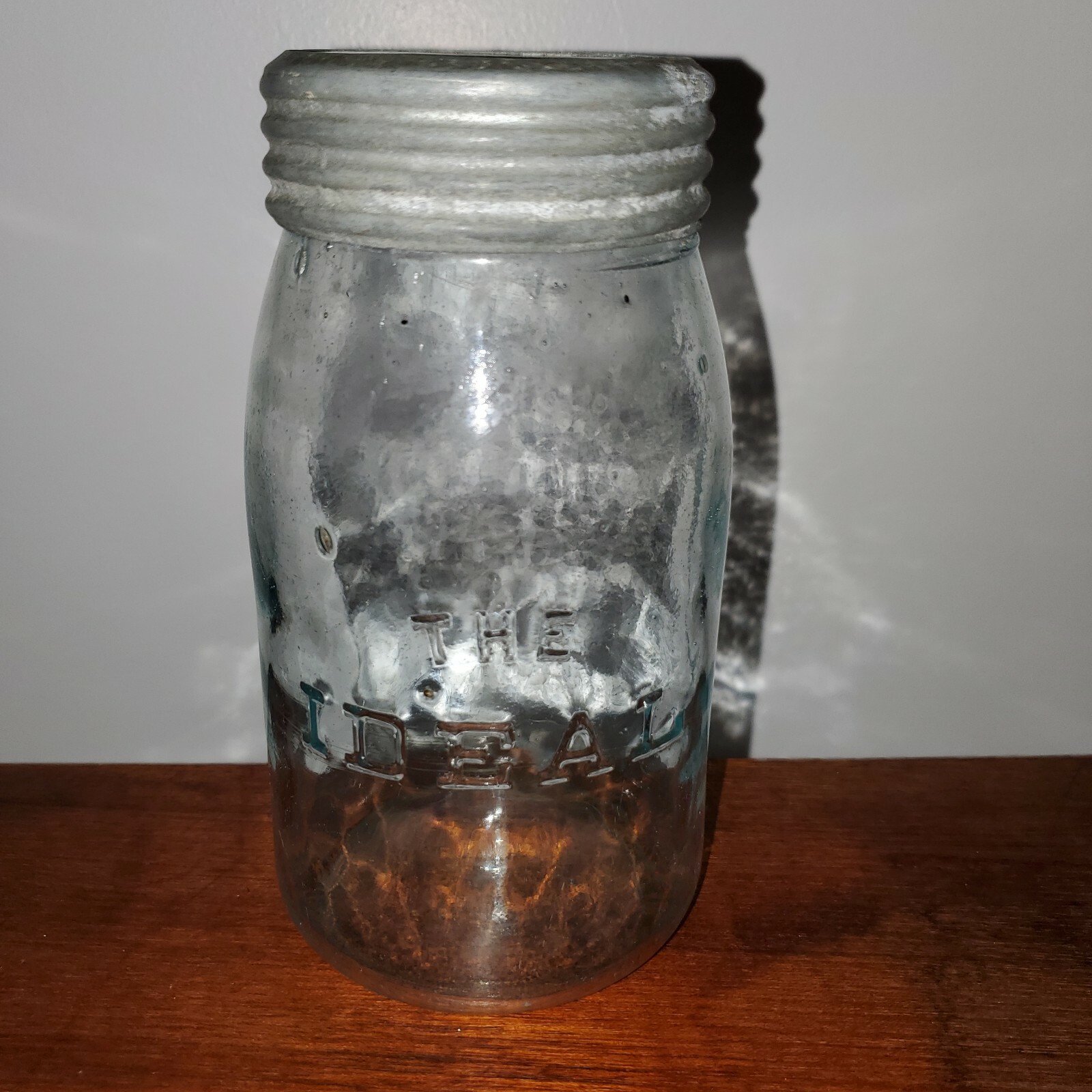 ANTIQUE THE IDEAL ONE QUART FRUIT JAR SEALER CANADA eBay