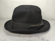 Vintage Adams Bowler Derby Gray Medium Fifth Ave Quality Hat Felt USA Made