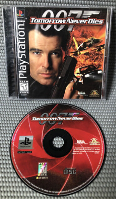 Manuel PS1 007 Tomorrow Never Dies – PAL, étiquette Noire, UNIQUEMENT Le Manuel