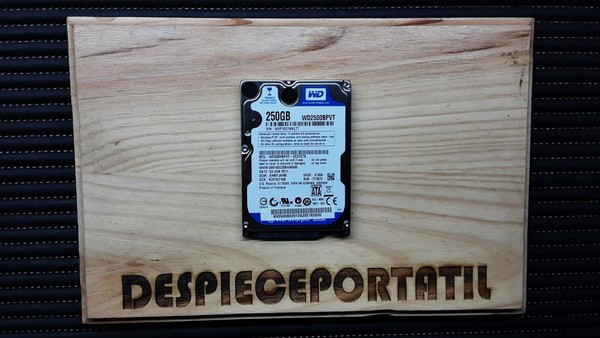 Disco Duro 2,5" 250GB WD DIGITAL WD2500BPVT 5400 RPM SATA PORTÁTIL PS3..