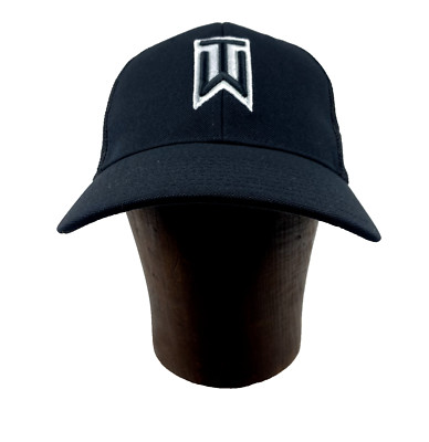 Nike Vintage Tiger Woods Mens Hat Flexfit Black VS 20XI Collection Stretch M/L
