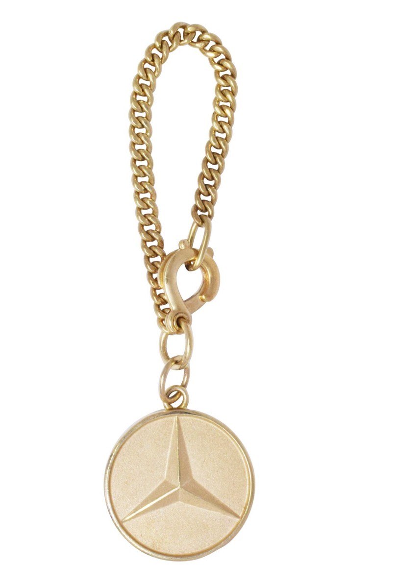 Mercedes Benz 14k Yellow Gold Keychain