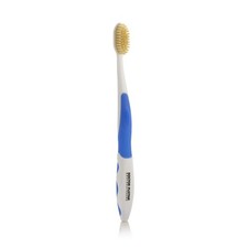 MOUTHWATCHERS Soft Flossing Manual Toothbrush for Adults, Blue, Ultra Clean, ...