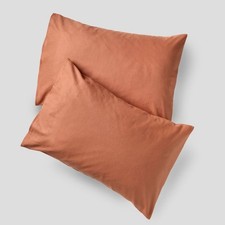 Beautifully Crinkled Cotton Linen Pillowcase Set