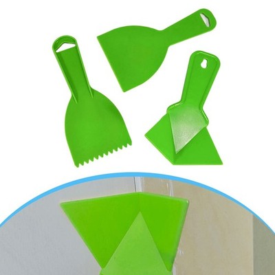 3-teiliges flexibles Schaber Set für Wandreparatur mit ergonomischem Griff Komf