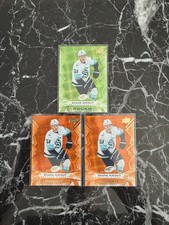 (3) Shane Wright 2022-23 Upper Deck Ice Green / Orange Parallel Rookie Card #125. rookie card picture