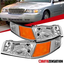 Fit 1998-2002 Mercury Grand Marquis Headlightscorner Lamps Leftright 98-02