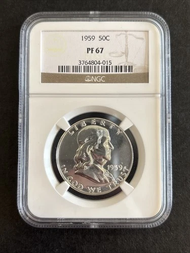 1959 - Franklin Half Dollar - NGC PF67