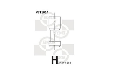 Für BGA V711014 ENGINE VALVE