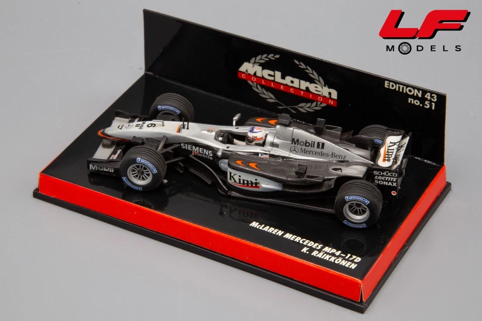 1:43 McLaren Mercedes MP4/17D K. Räikkönen - Minichamps - Immagine 2 di 3