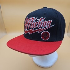 Affliction Hat Cap Snapback One Size Black Re...