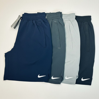 Nike Dri-Fit Training Active Short Draw String Gym Performance- Free Shipping