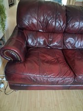 Leather 2 Seater Sofa