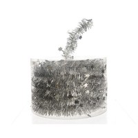 Decoris Lametta Stern Girlande Fransen Kette Silber GläNzend Weihnachtsbaum Deko