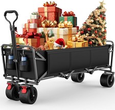 Heavy Duty Foldable Camping Trolley Wagon 250L – Beach, Picnic, Outdoor Cart