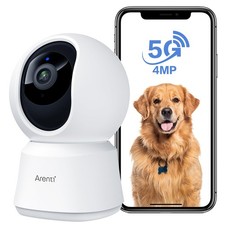 4MP Pet Camera 5G WiFi 6 Indoor Security Camera Pan Tilt Auto Tracking Night...