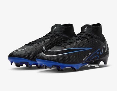 Nike Zoom Mercurial Superfly 9 Elite FG Black Hyper Royal Herren UK 11 UVP 254,99£