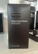 Revision Skincare Papaya Enzyme Cleanser, 6.7 Fl Oz- New in Box! Sealed! Fresh!