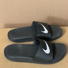 Nike Kids Slides Black White Sandals Size 11C NEW Without Box