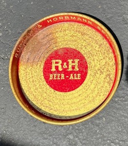 Vintage Rubsam & Horrmann R&H Beer Ale Staten Island NY Metal Beer Tray. 13”