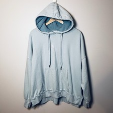 American Eagle Oversized Hoodie Women s M Sweatshirt Sherpa Lined Hood READ