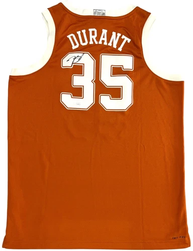 KEVIN DURANT SIGNED NIKE TEXAS LONGHORN AUTHENTIC BASKETBALL JERSEY JSA