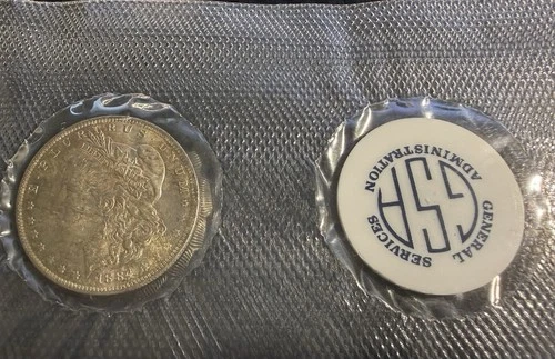 1884 Morgan Silver GSA Dollar $1 Business Strike Coin