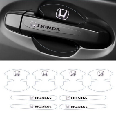 #ad #ad 8PC Invisible Door Handle Bowl Film Sticker Protector Trim Accessories For Honda $10.99