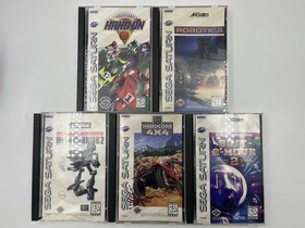 10  Sega Saturn Game Lot Tested & Working No Sports Robotica AMOK Bust A Move 2+