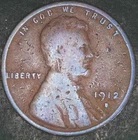 1912 D Lincoln Wheat Cent - VG