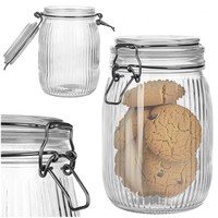 Kadax GlasbehäLter, Vorratsglas Aus Glas Mit BüGelverschluss, 950 Ml, 1 StüCk
