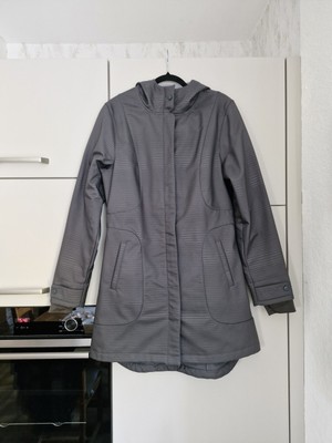 Cloudveil Damen Übergangsjacke Mantel Dunkelgrau Frühling Mode Fashion Gr. L