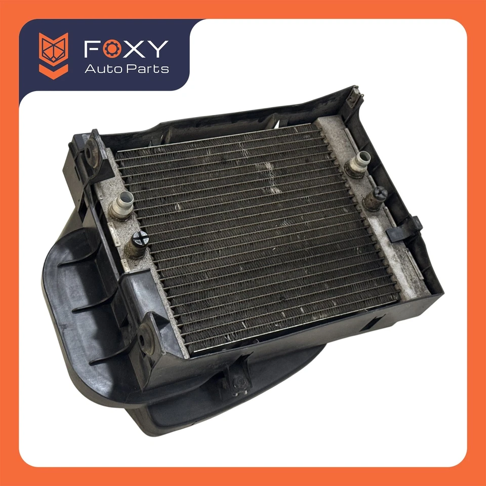 09-14 Conjunto de enfriador de radiador auxiliar conductor delantero izquierdo BMW E70 E71 X5 X6 FABRICANTE DE EQUIPOS ORIGINALES Foto 2 de 4