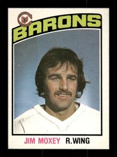 1976-77 O-Pee-Chee #349 Jim Moxey RC Nm or better TZ1 BXCP70