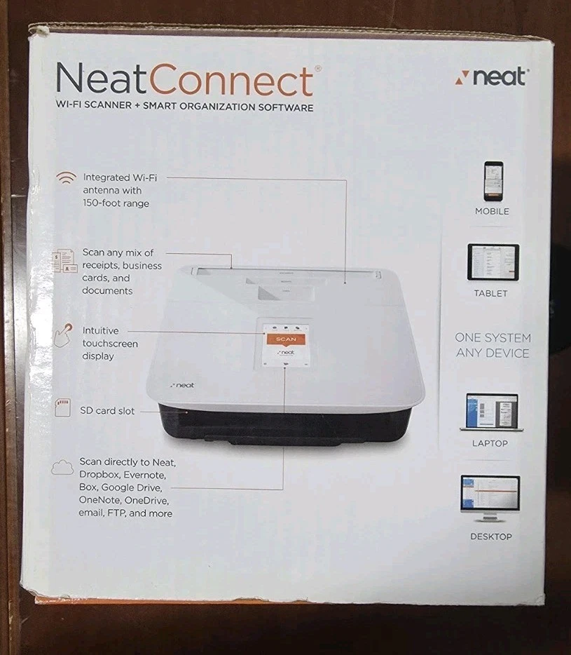 Neat Connect NC-1000 WiFi Touch Screen Cloud Scanner Digital Filing System - Image 3 of 4