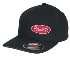 Peterbilt hat cap fitted flexfit curved bill Trucker Truck Rig Diesel