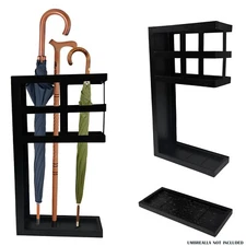 Freestanding Umbrella Holder with Removable Bottom Tray- Umbrella Stand Rack
