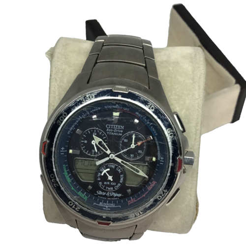 Citizen Eco Drive Titanium Stars &Stripes America's Cup 2003 Watch C660-T000291 - Picture 4 of 14