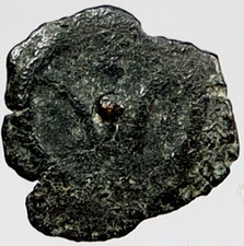 80BC Biblical Jerusalem Widow's Mite ALEXANDER JANNAEUS Coin HENDIN 1153 i121016