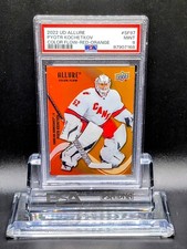 TEAM MATCH! Pyotr Kochetkov 2022 UD Allure Color Flow Red-Orange #SF-97 RC PSA 9