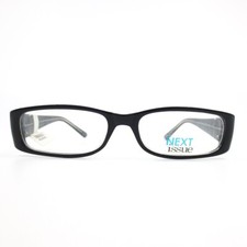 Next Issue AN173 Col. 90 BLKCRY Black Rectangular Glasses Frames 52-16 135 mm