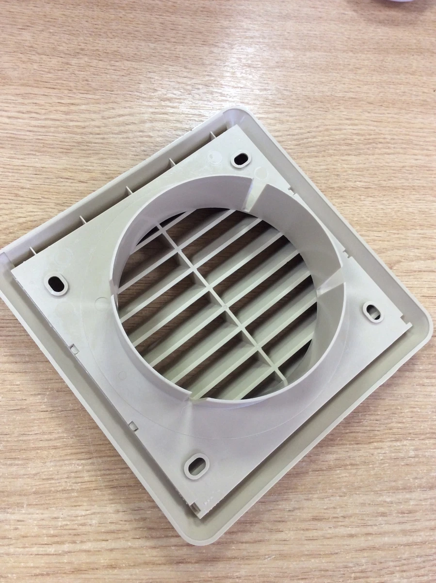 Fan Grill Cover For Extractor Fan Universal Fit New Beige 4” | eBay