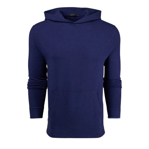 Greyson Clothiers Golf Gotham Hoodie Mens Large Maltese Blue Cotton Spandex