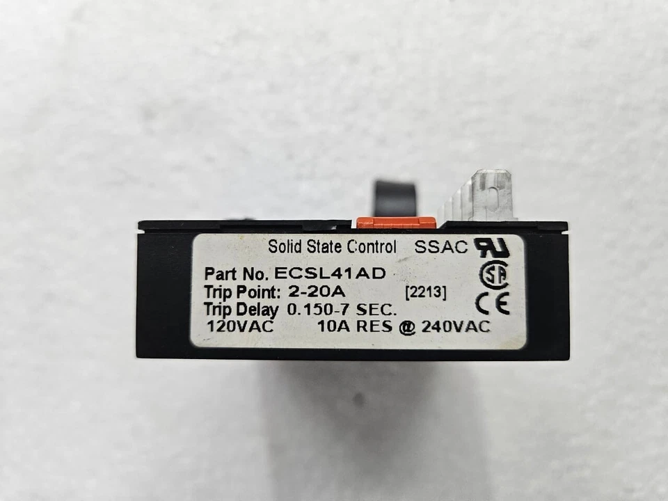 ABB SSAC Littlefuse ECSL41AD Current Monitoring Relay - Image 3 of 4