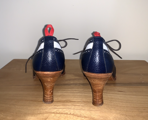 Brooks Brothers Black Fleece Thom Browne Oxford Spectator Heels 6.5 - Picture 5 of 8