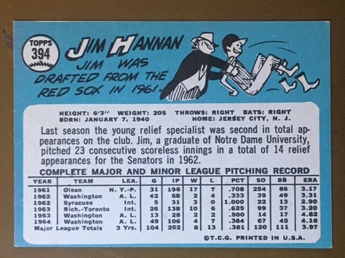 1965 Topps Baseball Singles - Pick Your Card -- 371 to 598 -- High Numbers - Picture 47 of 499
