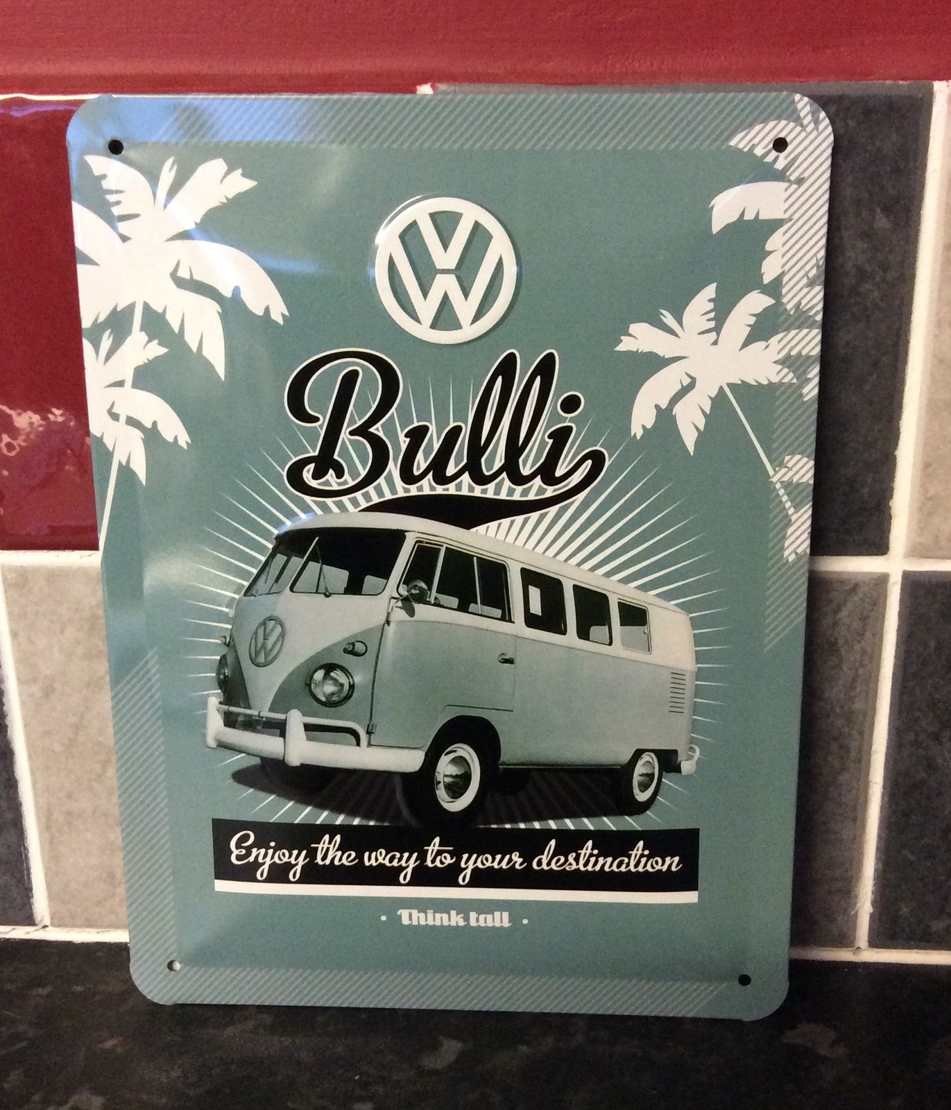 Volkswagen Split Screen Metal Sign Medium Vintage Retro Tin Signs Official