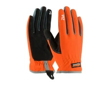 PIP 120-4600/M Hi-Vis Orange Back Black Synthetic Leather Palm Safety Glove