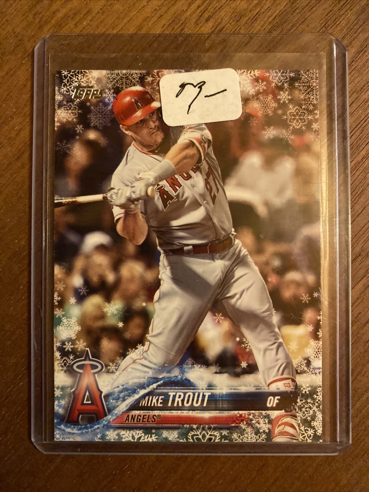2018 Topps Holiday Mike Trout #HMW100 - Los Angeles Angels