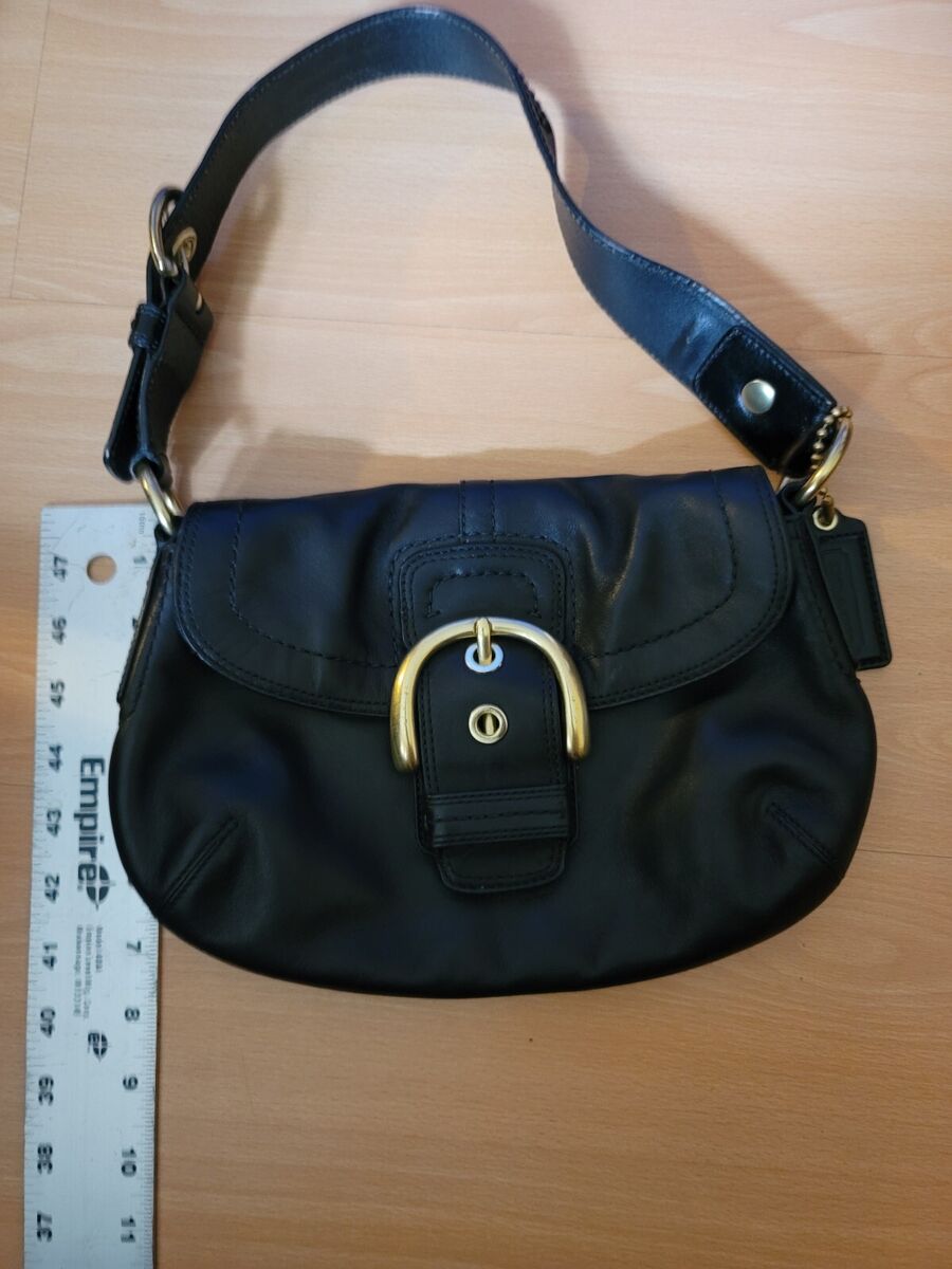 Coach Soho Black Leather Buckle Purse 0000000393 | eBay Coach Soho Black Leather Buckle Purse 0000000393 | eBay